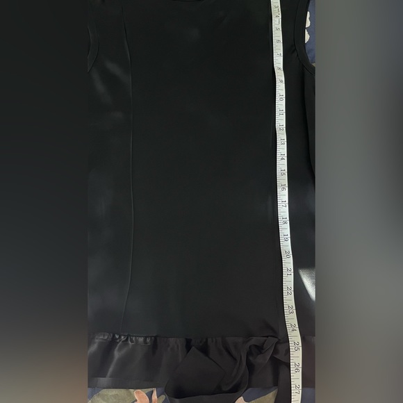 Helmut Lang Size:M Women Sleeveless Top Drape Tank  Satin Trim Blouse Black - Picture 4 of 7